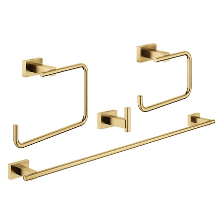 Grohe Essentials Cube Accessories Set, Gold 40778GN1